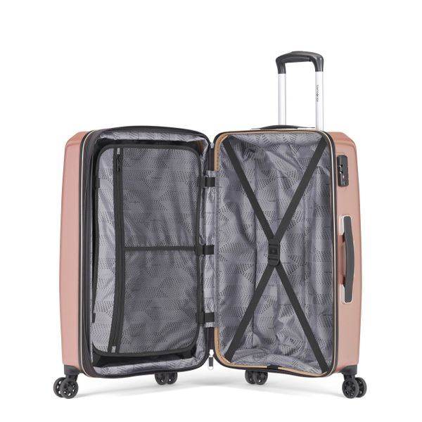 rose gold samsonite