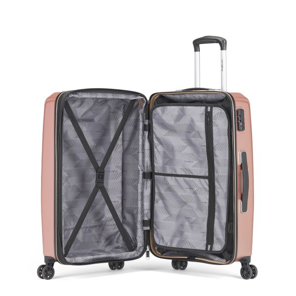 rose gold samsonite