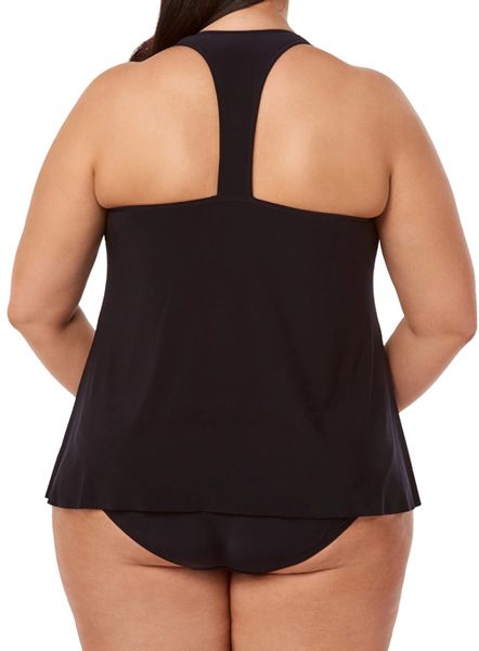 Magicsuit Solids Taylor Tankini Top, 14, Black : : Clothing, Shoes  & Accessories