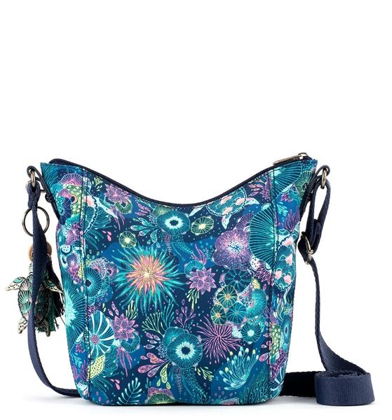 Sakroots Basic Crossbody Bag Royal Blue Seascape