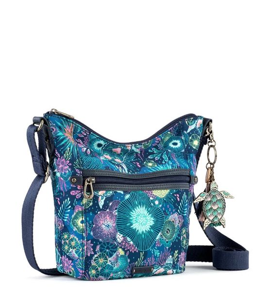 Sakroots Basic Crossbody Bag Royal Blue Seascape