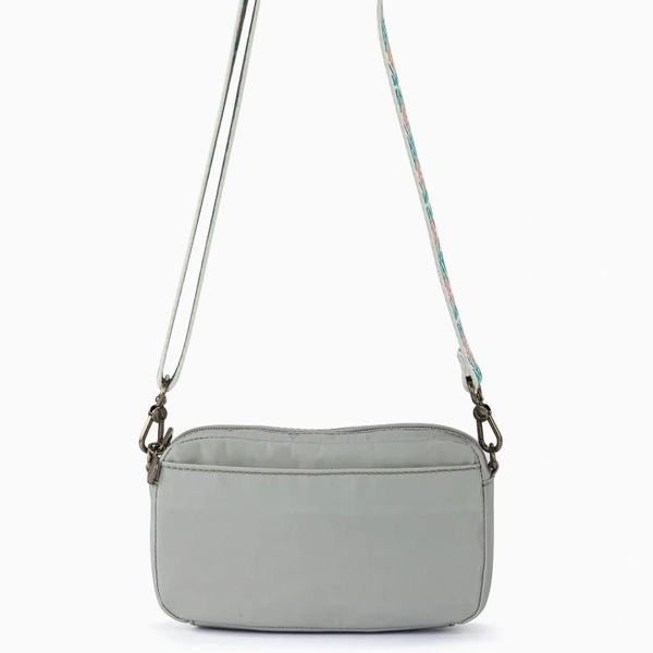 SAKROOTS LODI SMARTPHONE CROSSBODY - LIGHT GREY