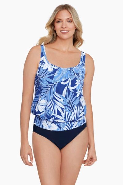 Blouson swimsuit with underwire online