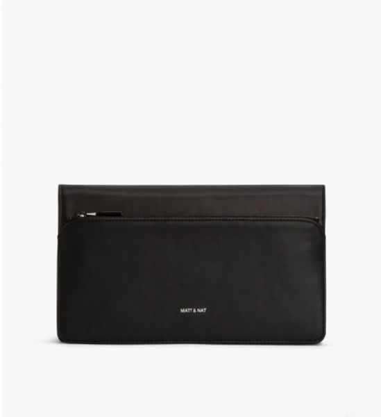 MATT & NAT: Petite Clutch - Black | Just 1 More Bag - Your Bag Know-It-Alls