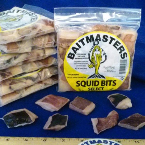 Frozen Squid Bits Baitmasters Bait 10 Oz. | Beaufort Marine Supply, Inc.