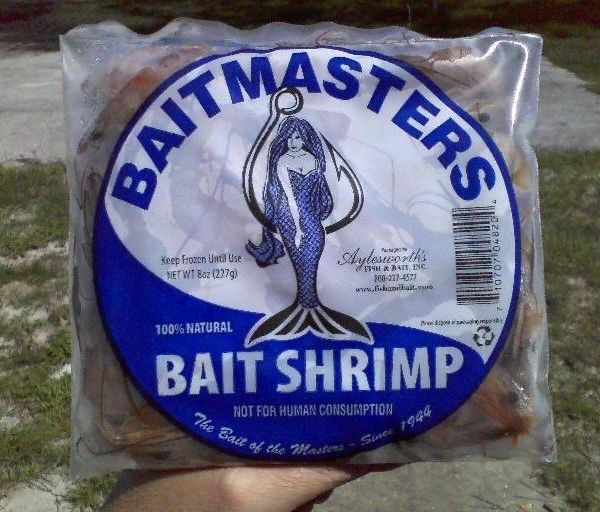 Frozen Shrimp Baitmasters Bait 8 Oz.