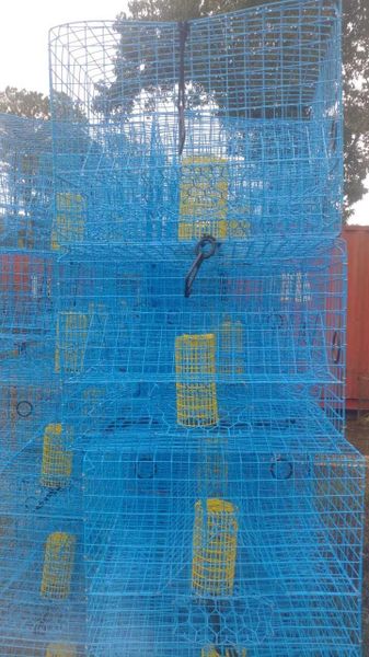 Drasry 2PCS Three Entrances Large Crab Traps India