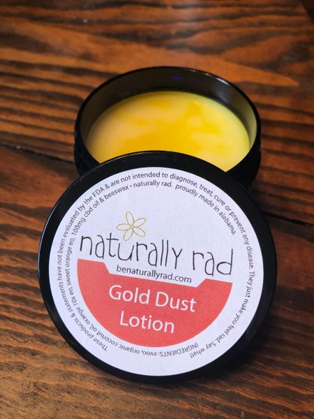 Gold Dust CBD Oil Lotion