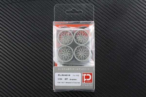 1/24 GT (9-spoke) F20" R21" Wheels & Tires set