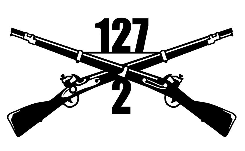 Infantry Branch Insignia, 2-127 Infantry