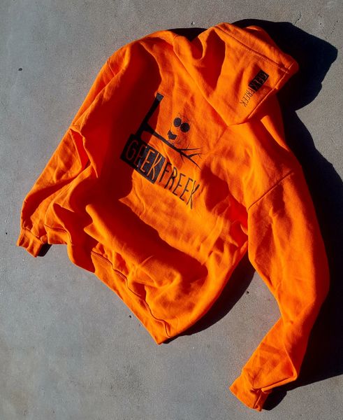 Classic Housemark Zip-up Hoodie - Orange