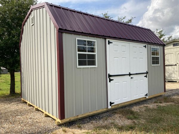 12 x16 amish ash gray / berry outdoor upgrades