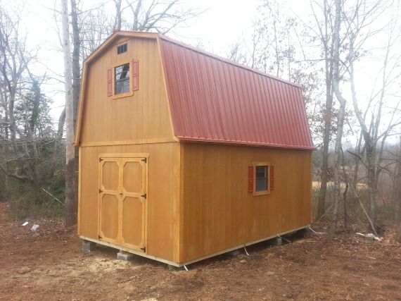 14 X 20 Cedar 2 Story Barn