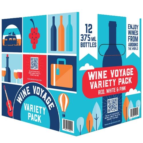 12-Pack White Wine Variety Box