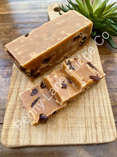 Rum and Raisin Fudge