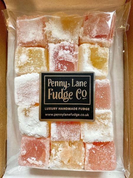 Traditional Turkish Delight in a Small Letterbox Gift Box (Vegan & Gluten Free)