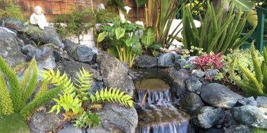 Water features in Malibu, CA