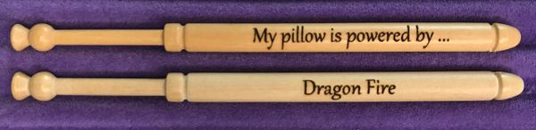 'My pillow is powered by ... Dragon Fire' Bobbin