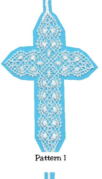 Harlequin Bobbin Lace Patterns - Crosses
