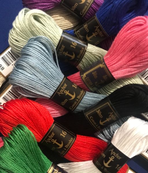 Anchor Coton à Broder 16 Harlequin Lace Pillows, Patterns and more.