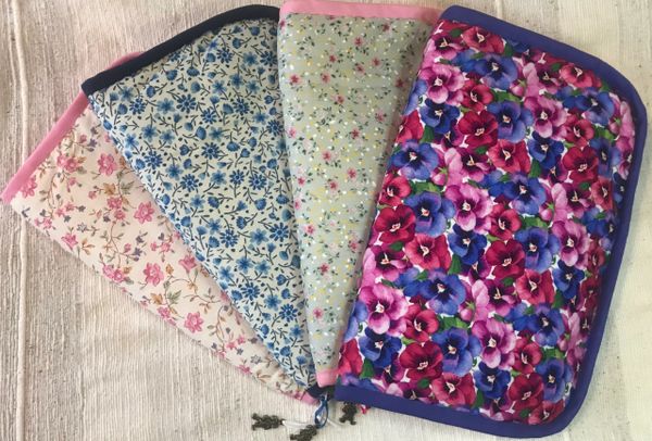 Harlequin Padded Bobbin Cases ~ Floral