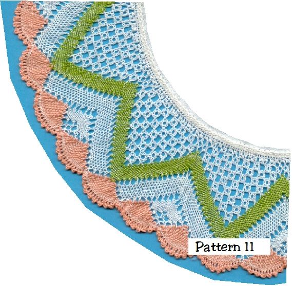 Harlequin Bobbin Lace Patterns Circular Mats And Edgings