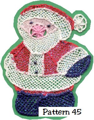 Harlequin Needle Lace Patterns - Christmas