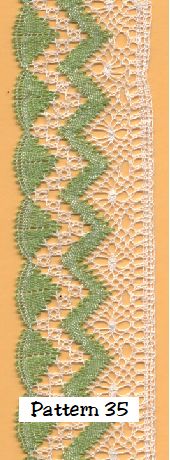 Cotton Bobbin Lace 23 mm - Nehelenia Patterns