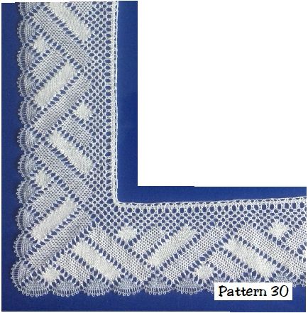 Harlequin Bobbin Lace Patterns - Edgings 3