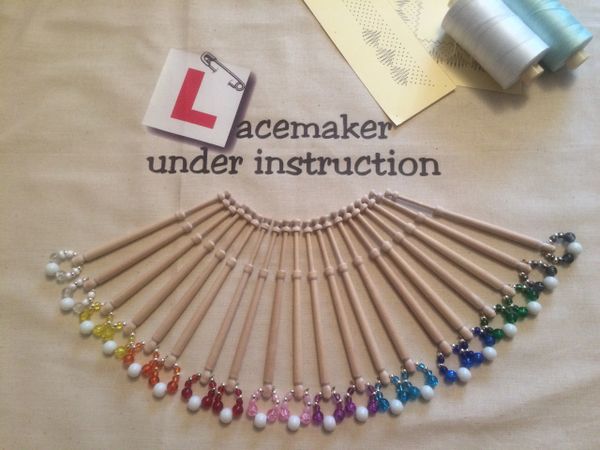 'Lacemaker Under Instruction' Lace Making Starter Kit