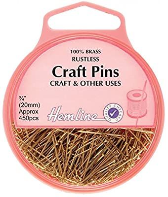 Hemline Brass Pins