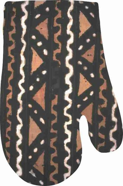 Mudcloth Designed Oven Mitts