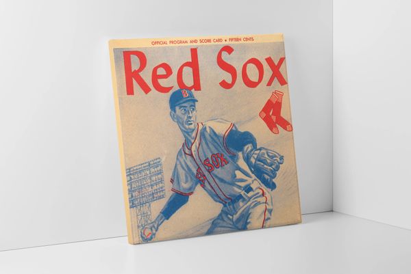 1960 BOSTON RED SOX Print Vintage Baseball Poster Retro 