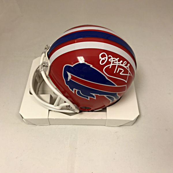 Jim Kelly Signed Buffalo Bills Mini Speed Replica Flash Helmet BAS Itp