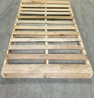 Custom wooden pallets. Made to order, common sizes in stock. Image pictured 96 x 40