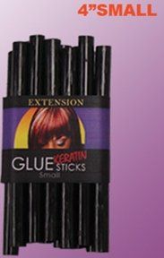 eve fusion keratin glue stick Keratin 4" inch glue stick coffee brown clear for hair extensions sell by 1each individual stick