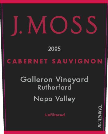 2005 Galleron Vineyard, Rutherford Cabernet Sauvignon (Library Wine)