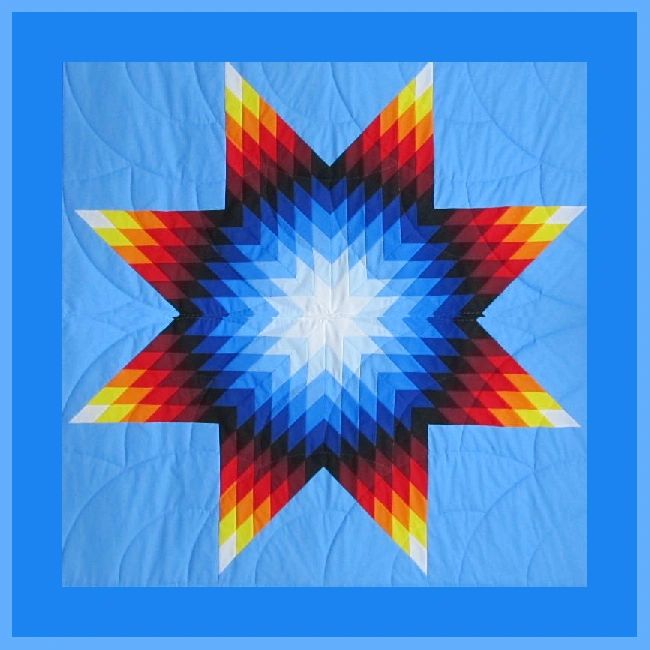 Largest star quilt KITS inventory on the whole internet! Diane's Native American Star Quilts 