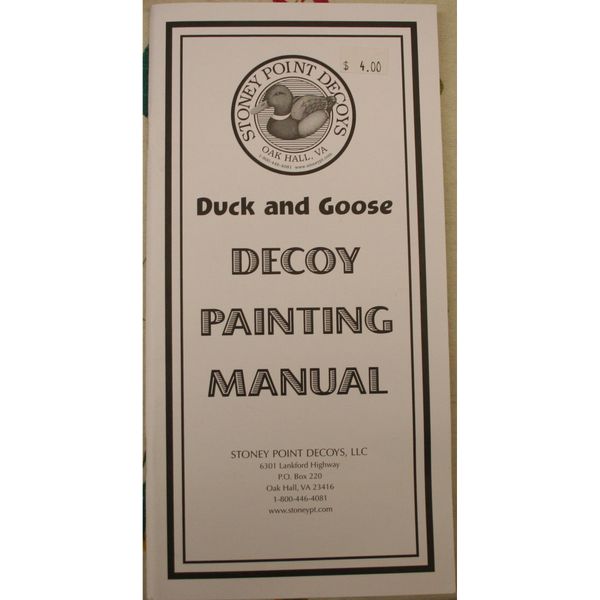 Decoy Painting Manual Painting instructions for 16 species of decoys.