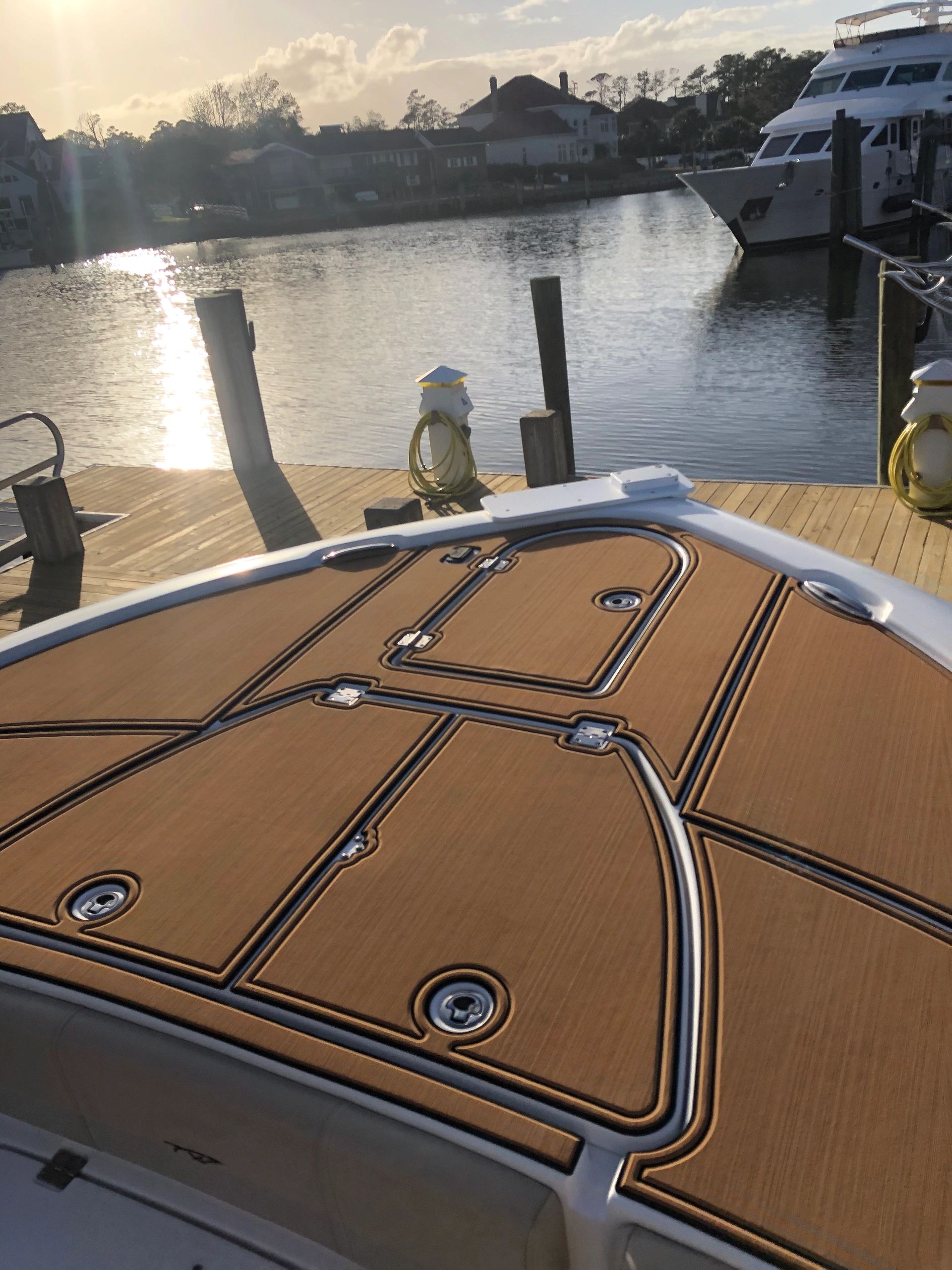 Seaside Marine Customs Boat Decking, Marine Flooring