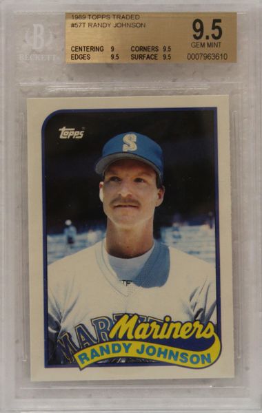 1989 TOPPS Randy Johnson - Mariners - Graded 9.5 (0007963610)