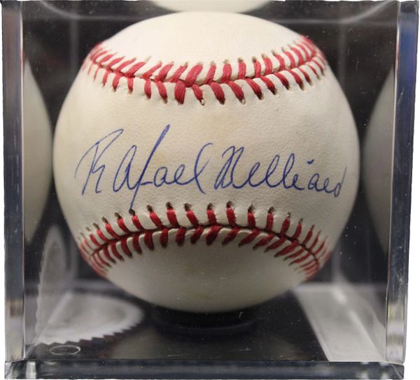 Manny Sanguillen Autographed 2x WS Champ Official Rawlings ML Baseball,  Tristar Authenticated 7610514