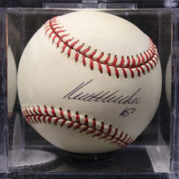 Kent Mercker Autographed Official NL Rawlings Baseball