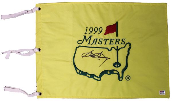 Sam Snead Signed 1999 Masters Pin Flag - PSA/DNA #B46783