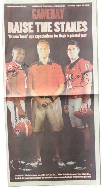 Aaron Murray / Brandon Boykin - Athens Banner-Herald - Sunday, August 28, 2011