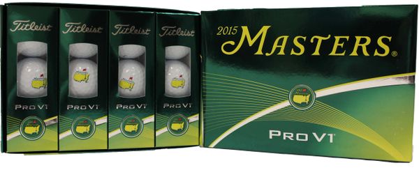 2015 Masters Titleist Pro V1 Golf-balls, One Dozen