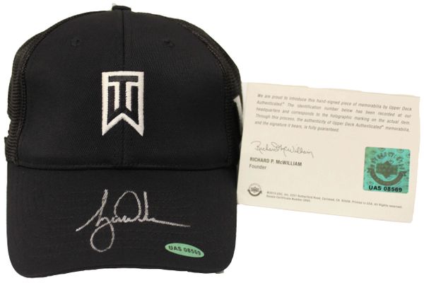 Tiger woods black store hat