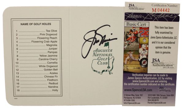 Autographed Tickets and Scorecards