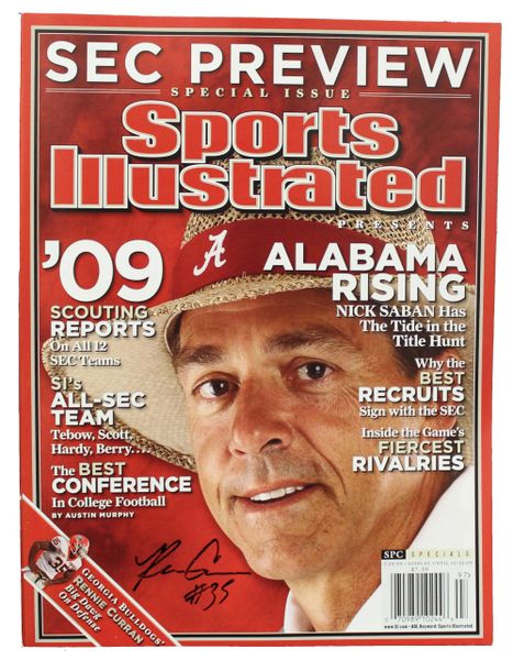 2009 Rennie Curran Autographed Sports Illustrated 2009 SEC Preview Magazine