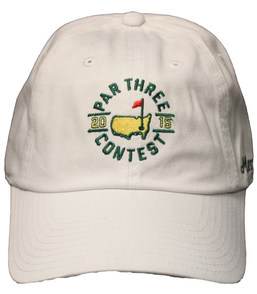 2015 Dated Masters Par 3 Contest Slouch Hat, White
